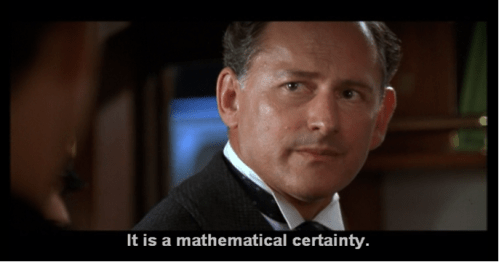 certezamatematica El ingeniero jefe del Titanic, Thomas Andrews informa, consternado, al armador