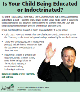 Y encima dicen que el adoctrinamiento es de quien está del lado de la ciencia