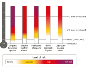Gráfico conocido como "burning embers", cuya inclusión fue rechazada en 2007 pero que, previsiblemente, formará parte del informe de 2014 del 30/03/2014