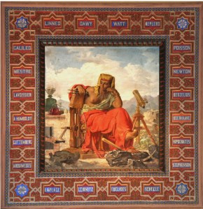 Al·legoria de les ciències naturals. J. Vicens Cots (1881-83). Paranimf Universitat de Barccelona